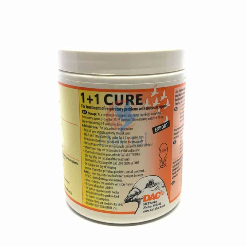Dac 1+1 Kuur Cure 100gr for Pigeons Poultry Birds - The Poultry coop