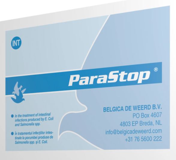 Belgica de Weerd Parastop 10x5gr Box For Racing Pigeons Birds & Poultry | The Poultry Coop