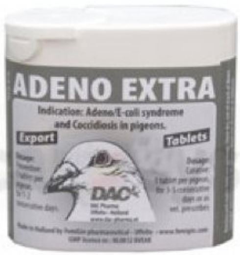 Dac Adeno Extra Tablets Paratyphoid & Coccidiosis Pigeon Poultry Birds - The Poultry coop