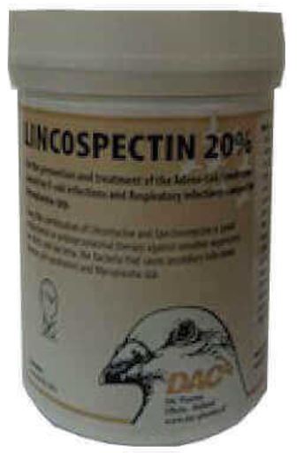 Dac Lincospectin 20% 100 gr Extra Strong Pigeons Poultry Birds - The Poultry coop