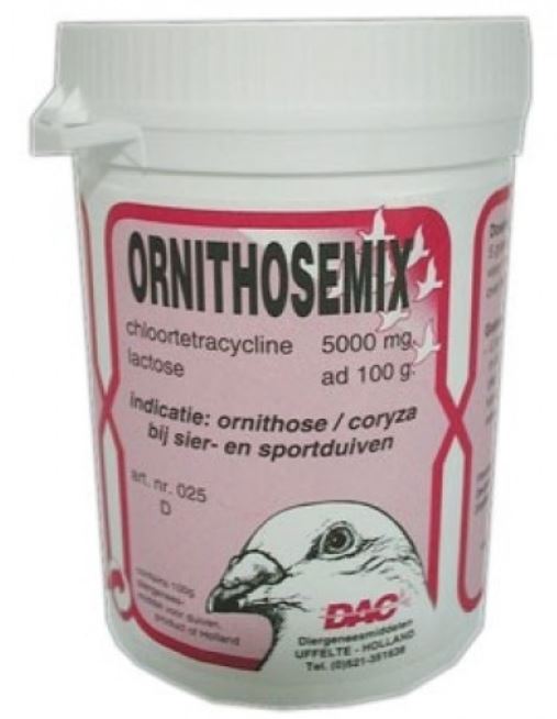 Dac Ornithosemix 100gr Ornithosis Mycoplasmosis Pigeons Poultry Birds - The Poultry coop